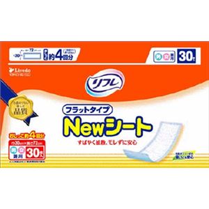 【ケース販売】 リブドゥコーポレーション リフレ フラットタイプNewシート30枚 × 6 点セット