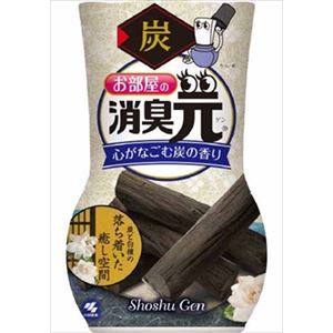 【ケース販売】 小林製薬 お部屋の消臭元 心がなごむ炭の香り × 16 点セット