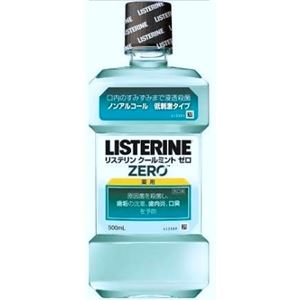 【ケース販売】 ジョンソン＆ジョンソン 薬用リステリン クールミントゼロ 500ミリ × 12 点セット