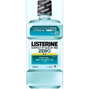 【ケース販売】 ジョンソン＆ジョンソン 薬用リステリン クールミントゼロ 250ML × 24 点セット