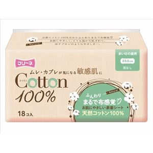 【ケース販売】 第一衛材 フリーネ コットン100% 多い日の昼用 羽なし18P × 24 点セット