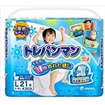 【ケース販売】 ユニ・チャーム トレパンマン 男の子用L 21枚 × 6 点セット