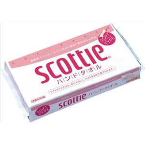 【ケース販売】 日本製紙クレシア スコッティハンドタオル100組 × 60 点セット