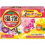 【ケース販売】 アース製薬 温泡とろり炭酸湯ぜいたく華蜜12錠入 × 16 点セット