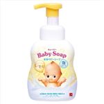 【ケース販売】 牛乳石鹸共進社 キューピー しっとり全身ベビーソープ[泡タイプ] ポンプ付・400mL × 12 点セット