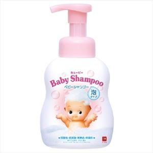 【ケース販売】 牛乳石鹸共進社 キューピー ベビーシャンプー[泡タイプ] ポンプ付・350mL × 12 点セット