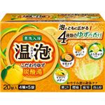 【ケース販売】 アース製薬 温泡 こだわりゆず 炭酸湯 × 12 点セット