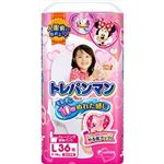 【ケース販売】 ユニ・チャーム トレパンマン 女の子用L 36枚 × 4 点セット