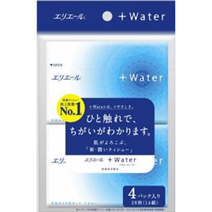 【ケース販売】 大王製紙 エリエールプラスウォーター14W4P × 64 点セット