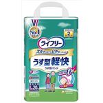 【ケース販売】 ユニ・チャーム ライフリーうす型軽快パンツL20枚（4入り） × 4 点セット