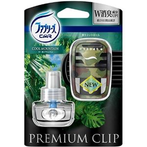 【ケース販売】 P＆G ファブリーズ プレミアムクリップ クールマウンテン 本体 × 12 点セット