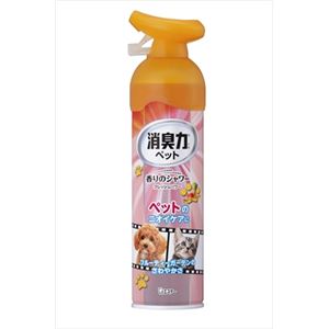 【ケース販売】 エステー 玄関・リビング用消臭力 香りのシャワー ペット用フルーティーガーデンの香り × 24 点セット