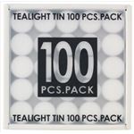 【ケース販売】 カメヤマ ティーライトティン100個入 × 8 点セット