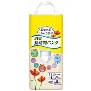 【ケース販売】 王子ネピア テンダーうららか日和消臭長時間パンツL14枚 × 4 点セット