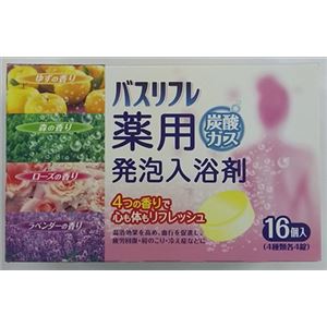 【ケース販売】 リベロ バスリフレ薬用入浴剤16錠 × 24 点セット