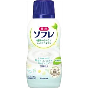 【ケース販売】 バスクリン 薬用ソフレ スキンケア入浴液 ほっとするハーブの香り 本体 720ml × 12 点セット
