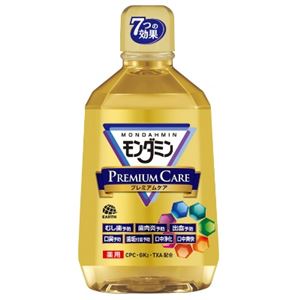 【ケース販売】 アース製薬 モンダミン プレミアムケア 1080ML × 12 点セット