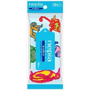 【ケース販売】 王子ネピア ネピアウエットプラスキッズポケット × 144 点セット