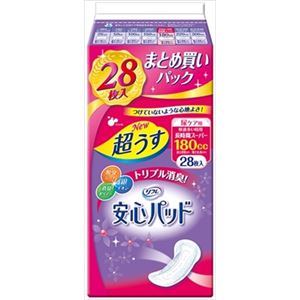 【ケース販売】 リブドゥコーポレーション リフレ安心パッドまとめ買いパック長時間スーパー28枚 × 12 点セット