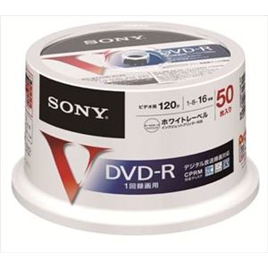 【ケース販売】 ソニー DVD‐R ホワイト50枚 50DMR12MLPP × 6 点セット