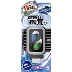 【ケース販売】 小林製薬 クルマの消臭元クリツプ 黒容器タバコ用イオンシトラス × 72 点セット