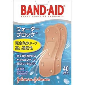 【ケース販売】 ジョンソン＆ジョンソン バンドエイド 救急絆創膏 ウォーターブロック × 36 点セット