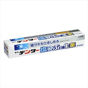 【ケース販売】 ライオン デンター塩つぶと生薬ライオン 180g × 60 点セット