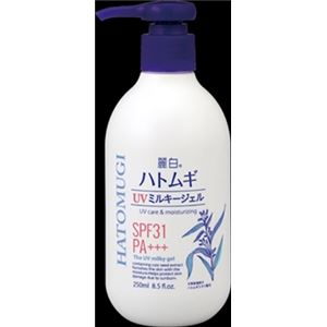 【ケース販売】 熊野油脂 麗白 ハトムギ UVミルキージェル × 36 点セット