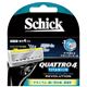 (まとめ)シック(Schick) クアトロ4チタニウムレボリューション替刃(4コ入) 【×12点セット】