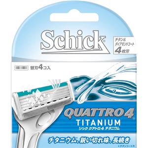 シック（Schick） クアトロ4チタニウム替刃（4コ入） × 12 点セット