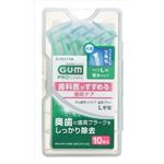 【ケース販売】 サンスター GUM歯間ブラシL字型10P サイズ5 L × 60 点セット