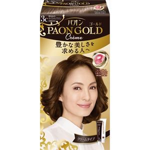 【ケース販売】 シュワルツコフヘンケル パオンゴールド ヘアカラー クリープタイプ 3C 明るめのキャラメルブラウン × 36 点セット