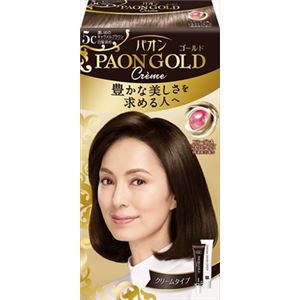 【ケース販売】 シュワルツコフヘンケル パオンゴールド ヘアカラー クリープタイプ 5C 濃いめのキャラメルブラウン × 36 点セット