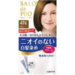 【ケース販売】 ダリヤ サロンドプロ 無香料ヘアカラー 早染めクリーム（白髪用） 4N【ナッツブラウン】 × 36 点セット
