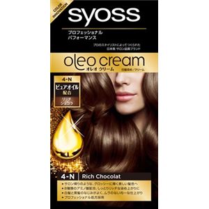 【ケース販売】 シュワルツコフヘンケル サイオス オレオクリーム ヘアカラー 4N リッチショコラ × 36 点セット