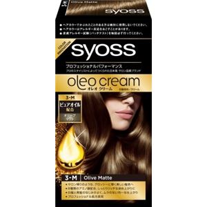 【ケース販売】 シュワルツコフヘンケル サイオス オレオクリーム ヘアカラー 3M オリーブマット × 36 点セット