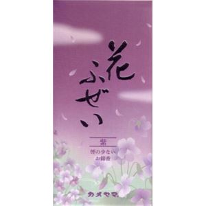 【ケース販売】 カメヤマ 花ふぜい 紫 煙少香 × 80 点セット
