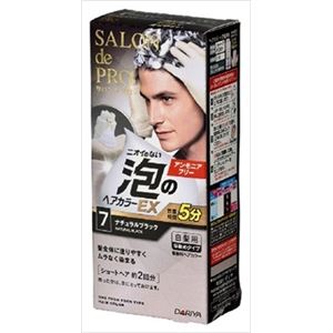 【ケース販売】 ダリヤ サロンドプロ 泡のヘアカラーEX メンズスピーディ（白髪用） 7【ナチュラルブラック】 × 30 点セット