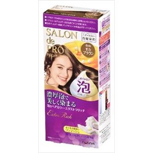 【ケース販売】 ダリヤ サロンドプロ 泡のヘアカラー・エクストラリッチ（白髪用）4MB【モカブラウン】 × 30 点セット
