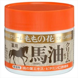 【ケース販売】 オリヂナル ももの花 薬用馬油配合クリーム × 48 点セット