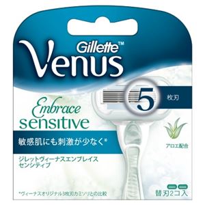【ケース販売】 ジレット ヴィーナス エンブレイスセンシティブ替刃2B × 40 点セット