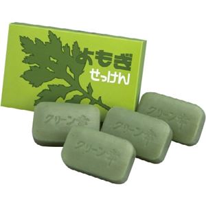 【ケース販売】 ちのしお社 よもぎせっけん 98g×4個入り × 40 点セット