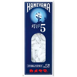 【ケース販売】 カメヤマ ローソク 灯しび5 × 120 点セット