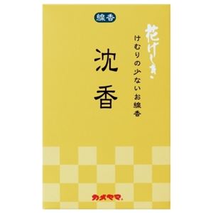【ケース販売】 カメヤマ 花げしき沈香ミニ寸 煙少香 × 100 点セット