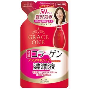 【ケース販売】 コーセーコスメポート グレイスワン濃潤液つめかえ200ML × 36 点セット