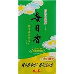 【ケース販売】 日本香堂 毎日香 ナチュラル #162 × 60 点セット