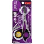 【ケース販売】 グリーンベル ステンレス製クシ付き眉はさみ × 60 点セット