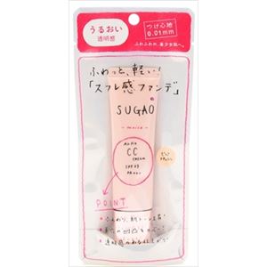 【ケース販売】 ロート製薬 SUGAO AirFitCCクリーム モイスト ピュアナチュラル × 36 点セット