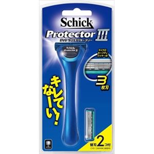 【ケース販売】 シック（Schick） シックプロテクタースリーホルダー（替刃2コ付） PRI‐910 × 60 点セット