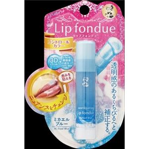 【ケース販売】 ロート製薬 メンソレータム リップフォンデュ ミカエルブルー 4.2g × 120 点セット